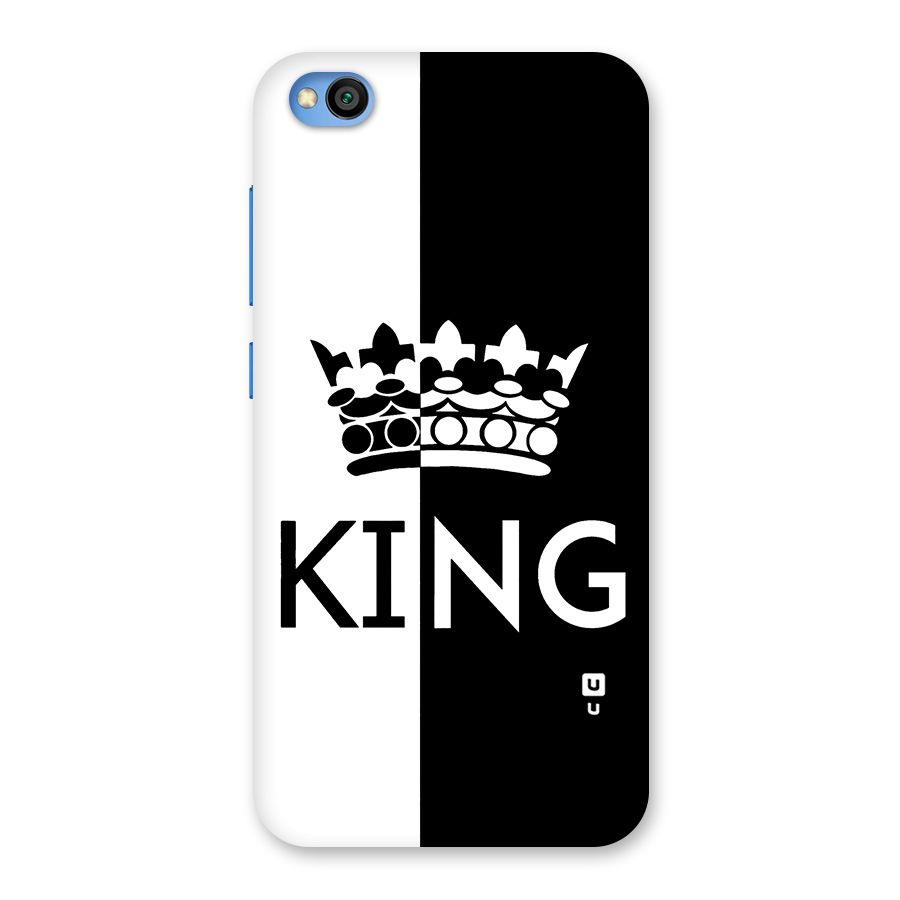 Aesthetic Crown King Back Case for Redmi Go