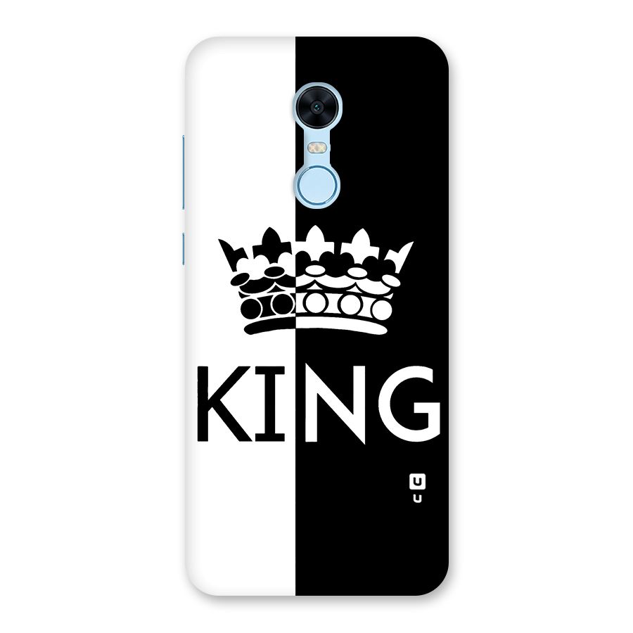 Aesthetic Crown King Back Case for Redmi Note 5