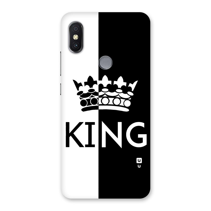 Aesthetic Crown King Back Case for Redmi Y2