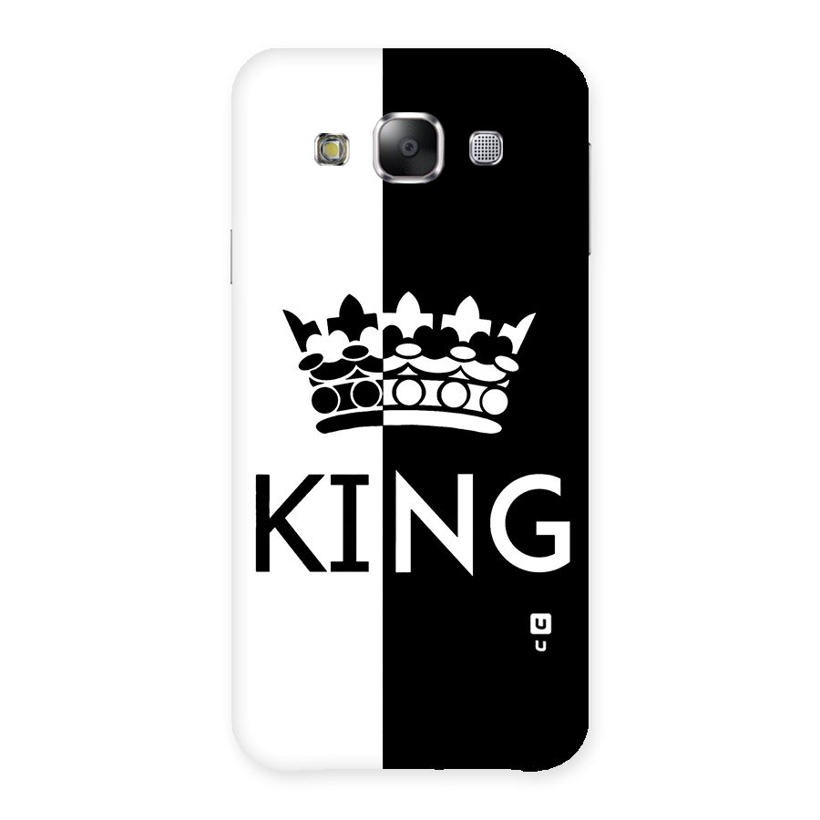 Aesthetic Crown King Back Case for Samsung Galaxy E5