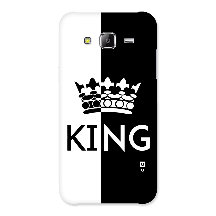 Aesthetic Crown King Back Case for Samsung Galaxy J2 Prime