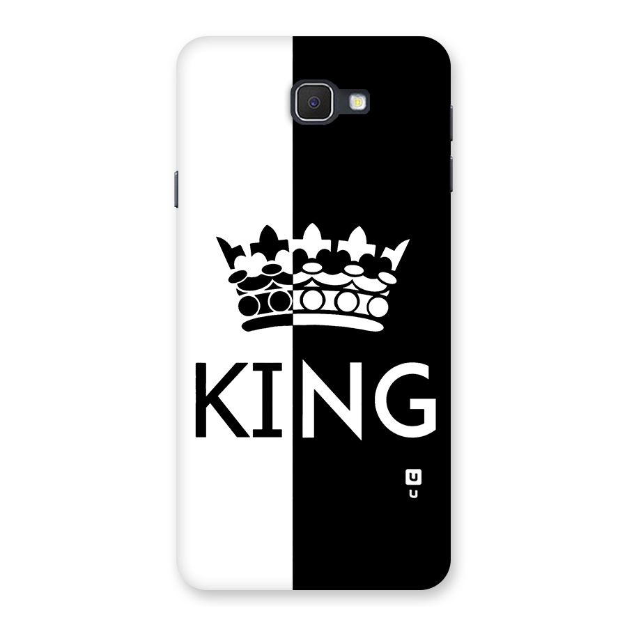 Aesthetic Crown King Back Case for Samsung Galaxy J7 Prime