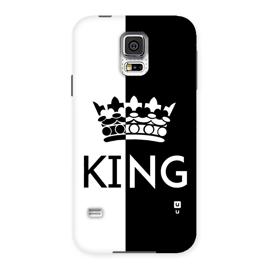 Aesthetic Crown King Back Case for Samsung Galaxy S5