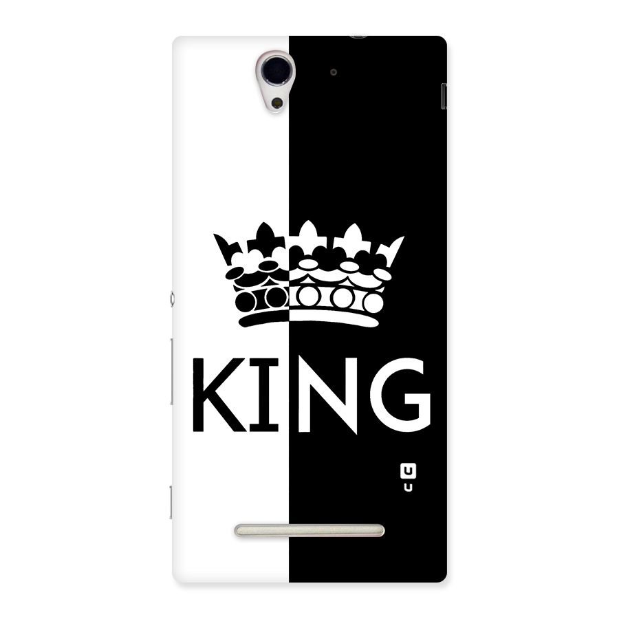 Aesthetic Crown King Back Case for Sony Xperia C3