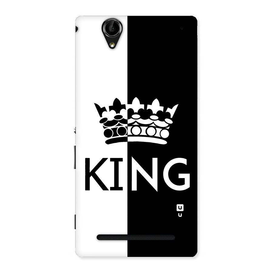 Aesthetic Crown King Back Case for Sony Xperia T2