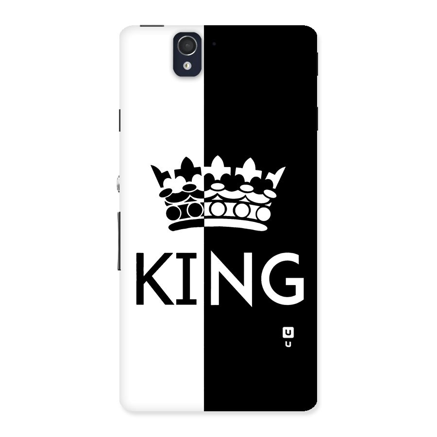 Aesthetic Crown King Back Case for Sony Xperia Z