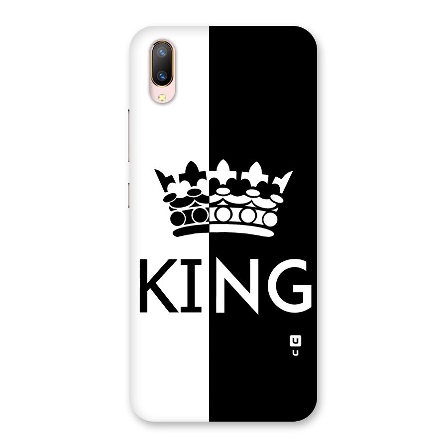 Aesthetic Crown King Back Case for Vivo V11 Pro