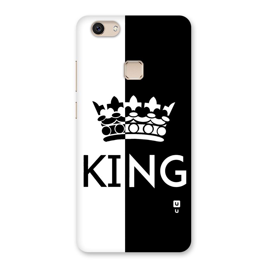 Aesthetic Crown King Back Case for Vivo V7