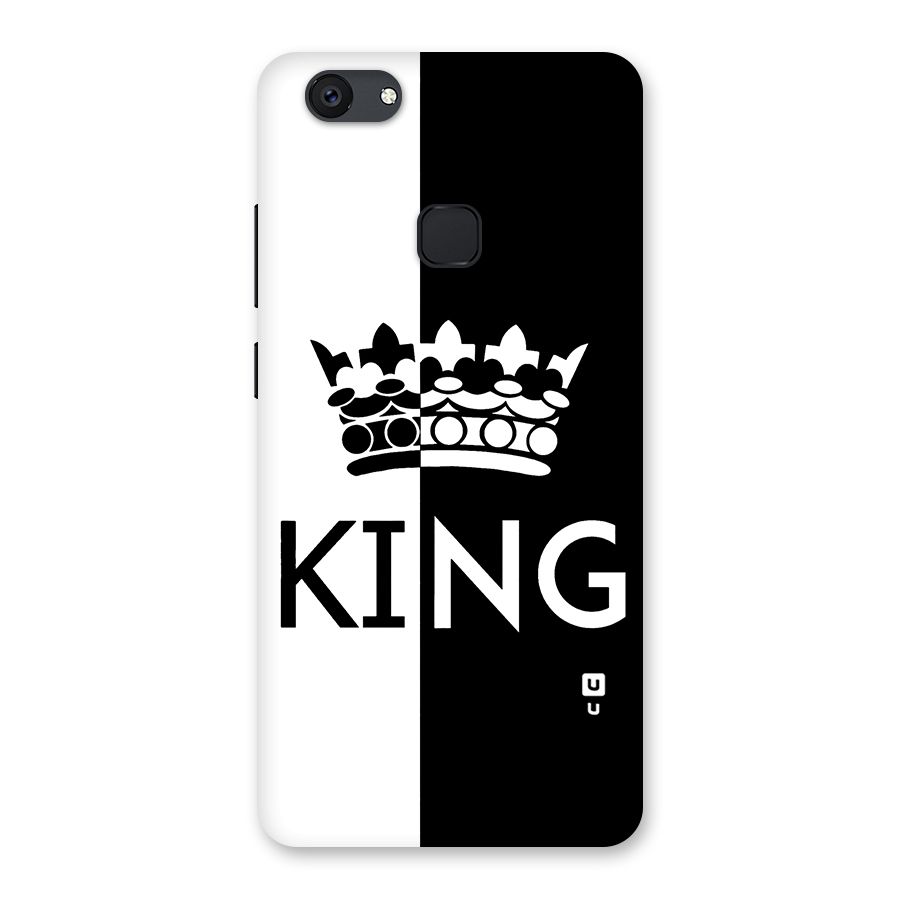 Aesthetic Crown King Back Case for Vivo V7 Plus