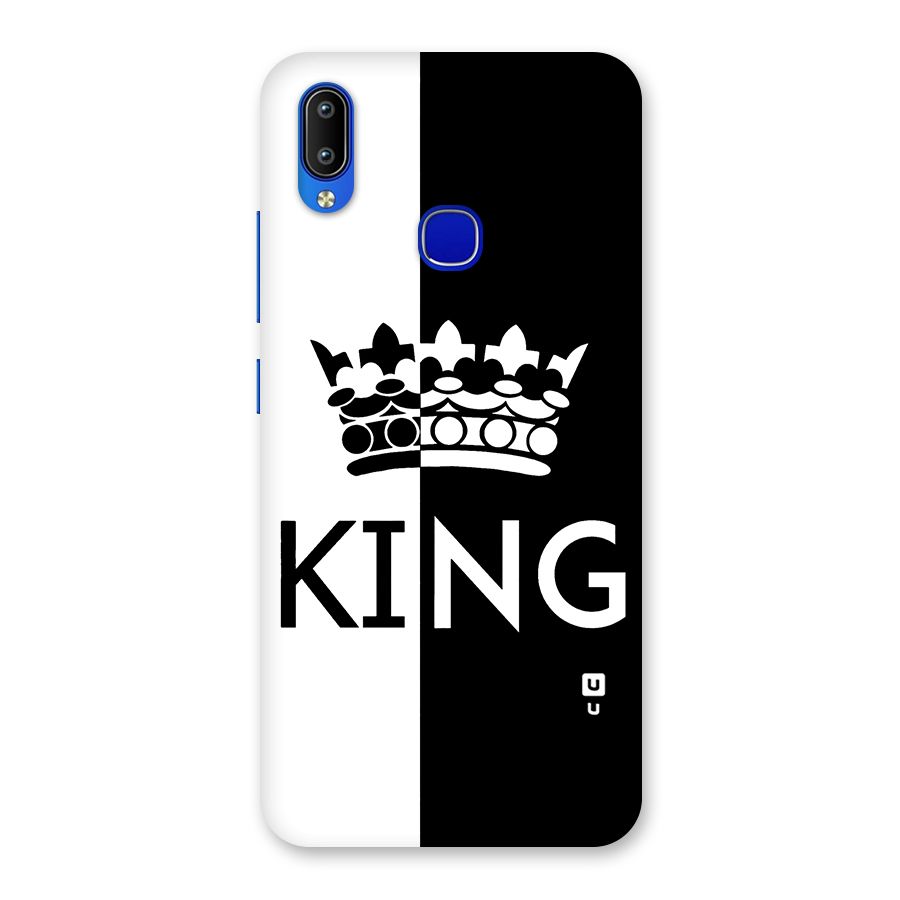 Aesthetic Crown King Back Case for Vivo Y91