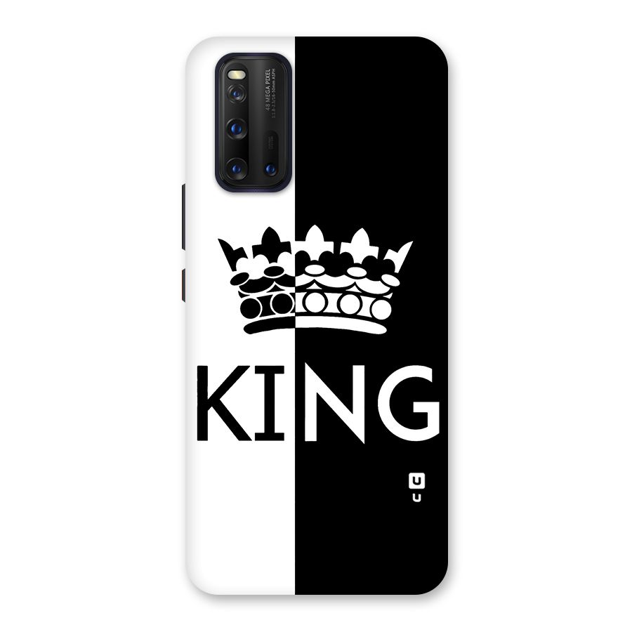Aesthetic Crown King Back Case for Vivo iQOO 3
