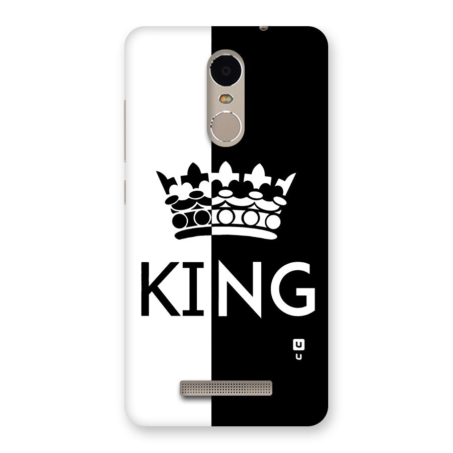 Aesthetic Crown King Back Case for Xiaomi Redmi Note 3
