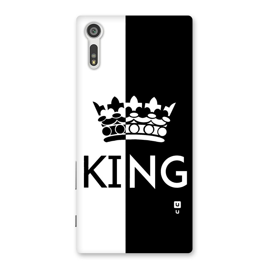 Aesthetic Crown King Back Case for Xperia XZ