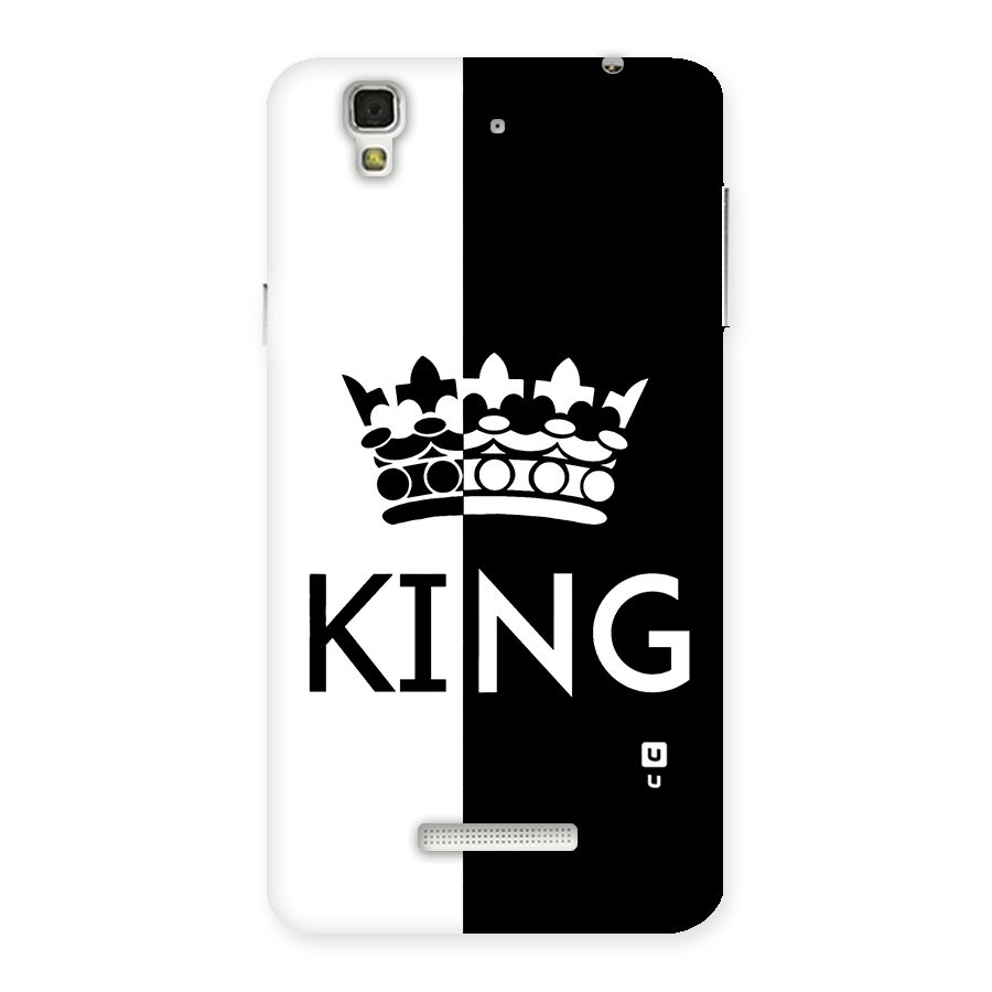 Aesthetic Crown King Back Case for Yu Yureka