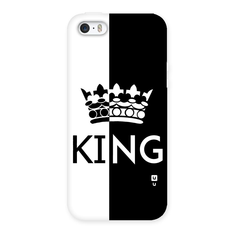 Aesthetic Crown King Back Case for iPhone 5 5S
