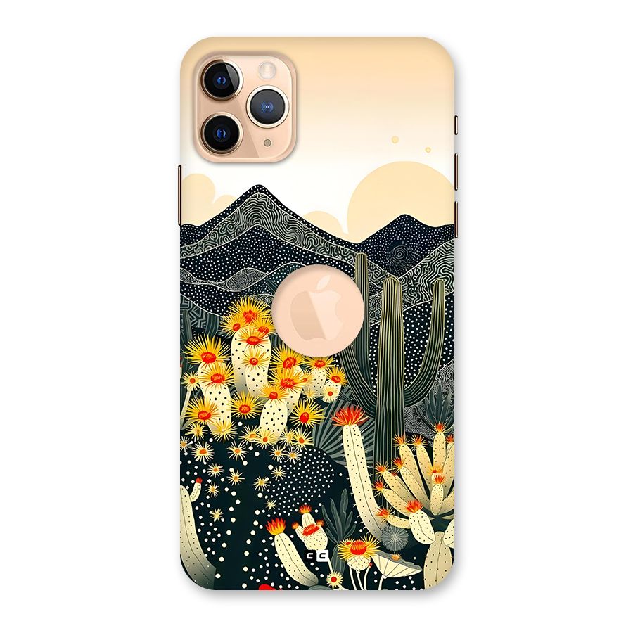 Aesthetic Desert Back Case for iPhone 11 Pro Max Logo Cut