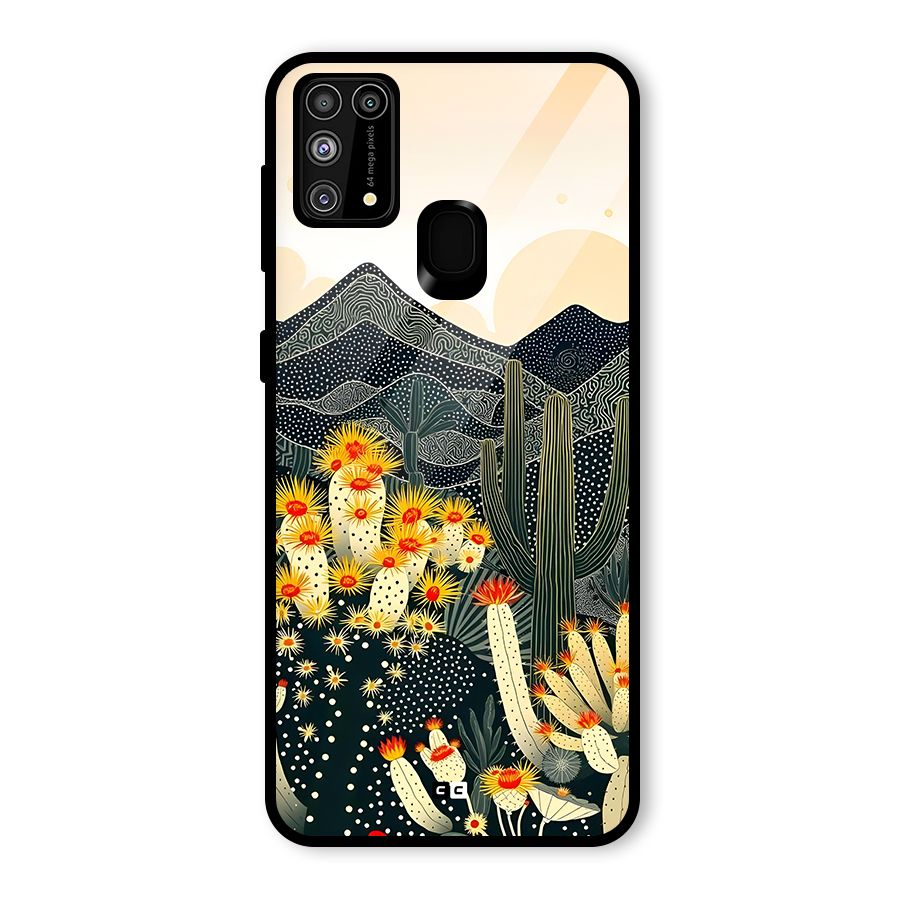 Aesthetic Desert Glass Back Case for Galaxy F41
