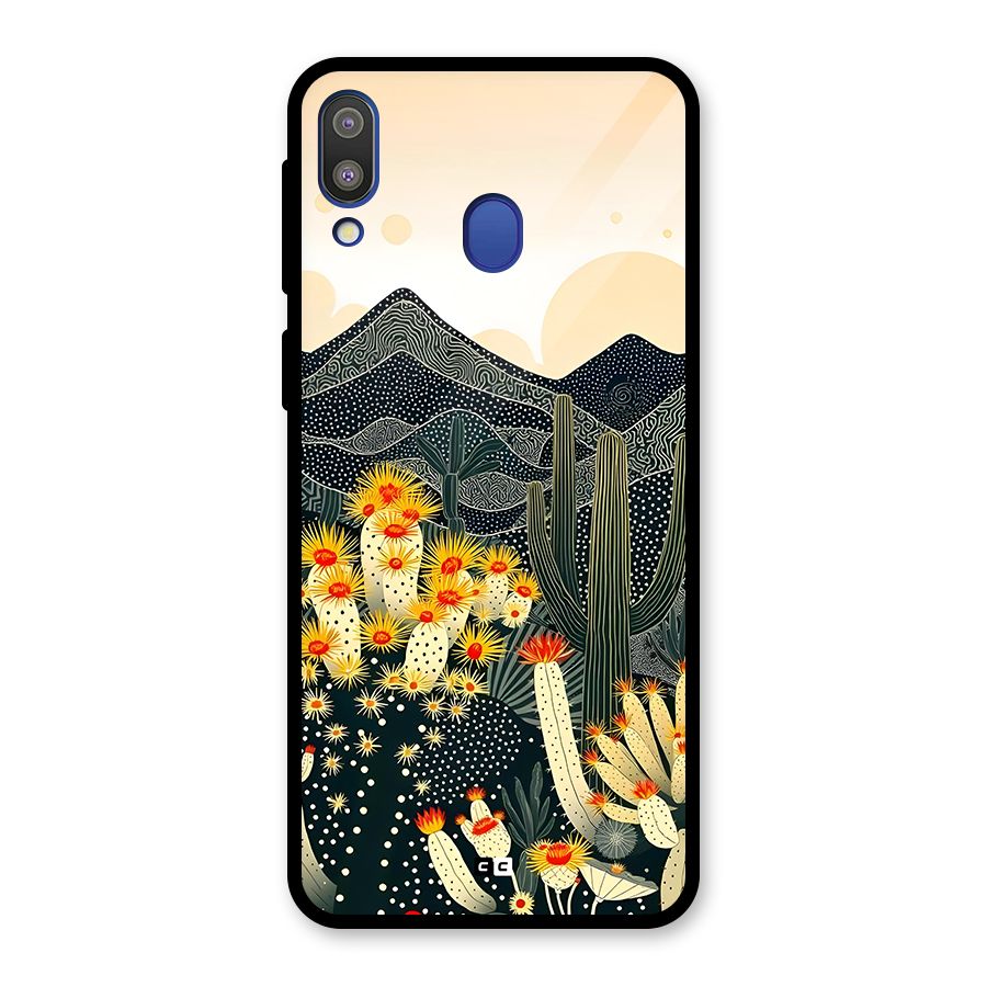 Aesthetic Desert Glass Back Case for Galaxy M20