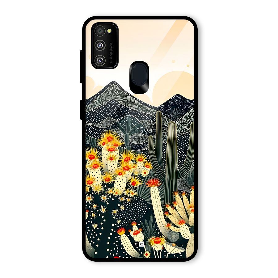Aesthetic Desert Glass Back Case for Galaxy M30s