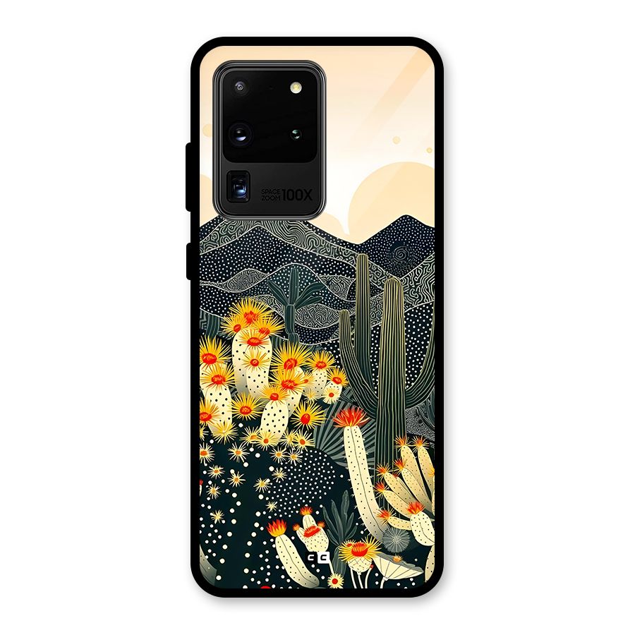 Aesthetic Desert Glass Back Case for Galaxy S20 Ultra