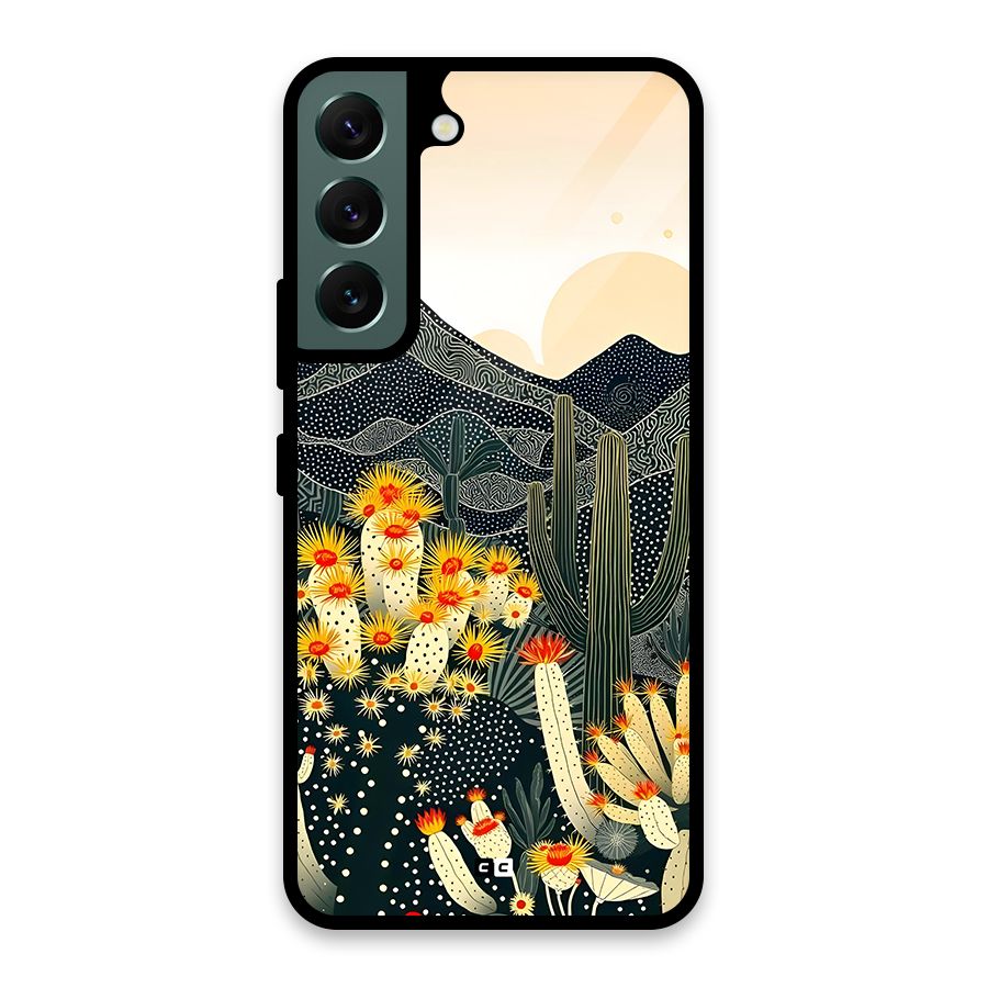 Aesthetic Desert Glass Back Case for Galaxy S22 5G
