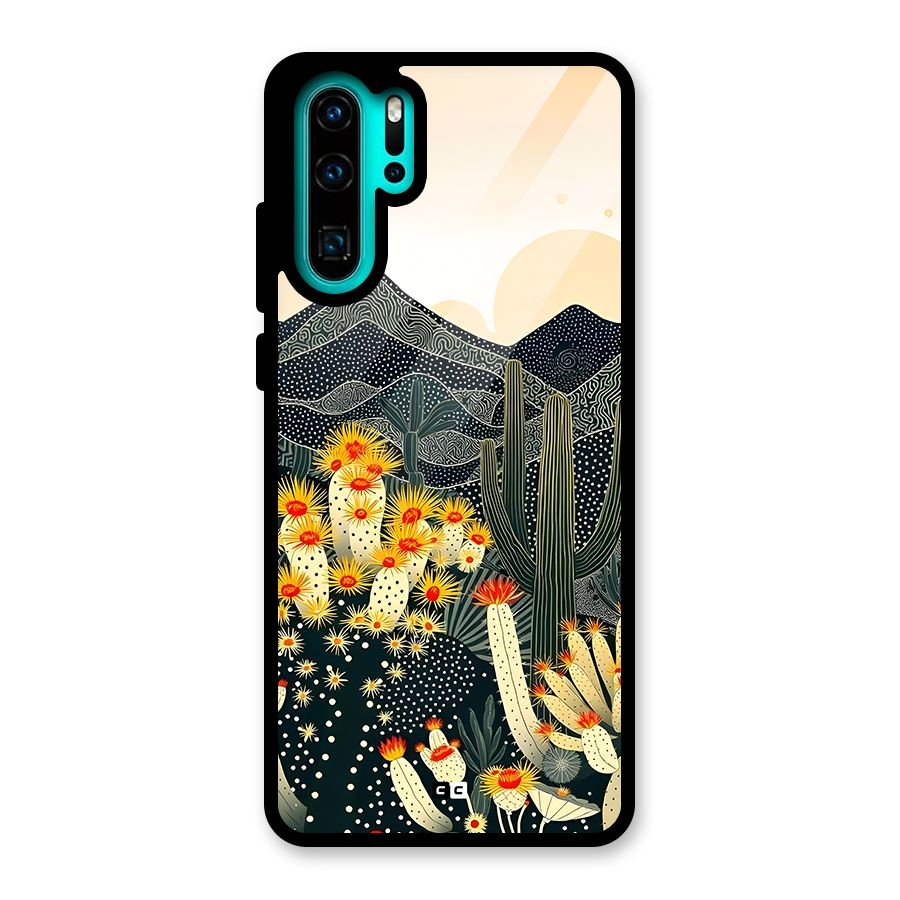 Aesthetic Desert Glass Back Case for Huawei P30 Pro