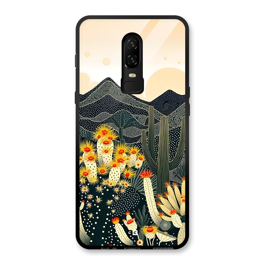 Aesthetic Desert Glass Back Case for OnePlus 6