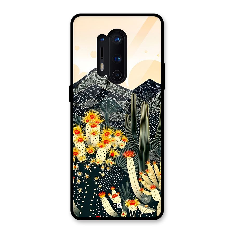 Aesthetic Desert Glass Back Case for OnePlus 8 Pro
