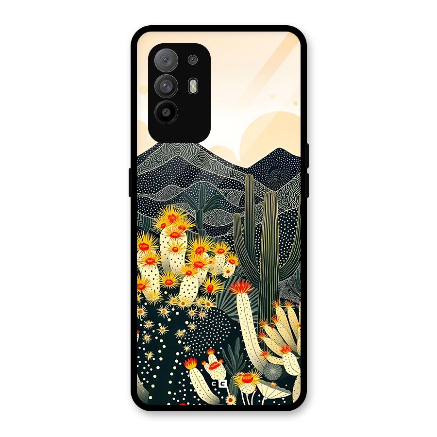 Aesthetic Desert Glass Back Case for Oppo F19 Pro Plus 5G