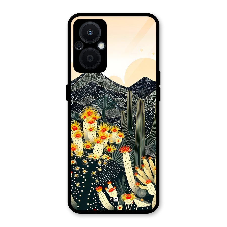 Aesthetic Desert Glass Back Case for Oppo F21s Pro 5G