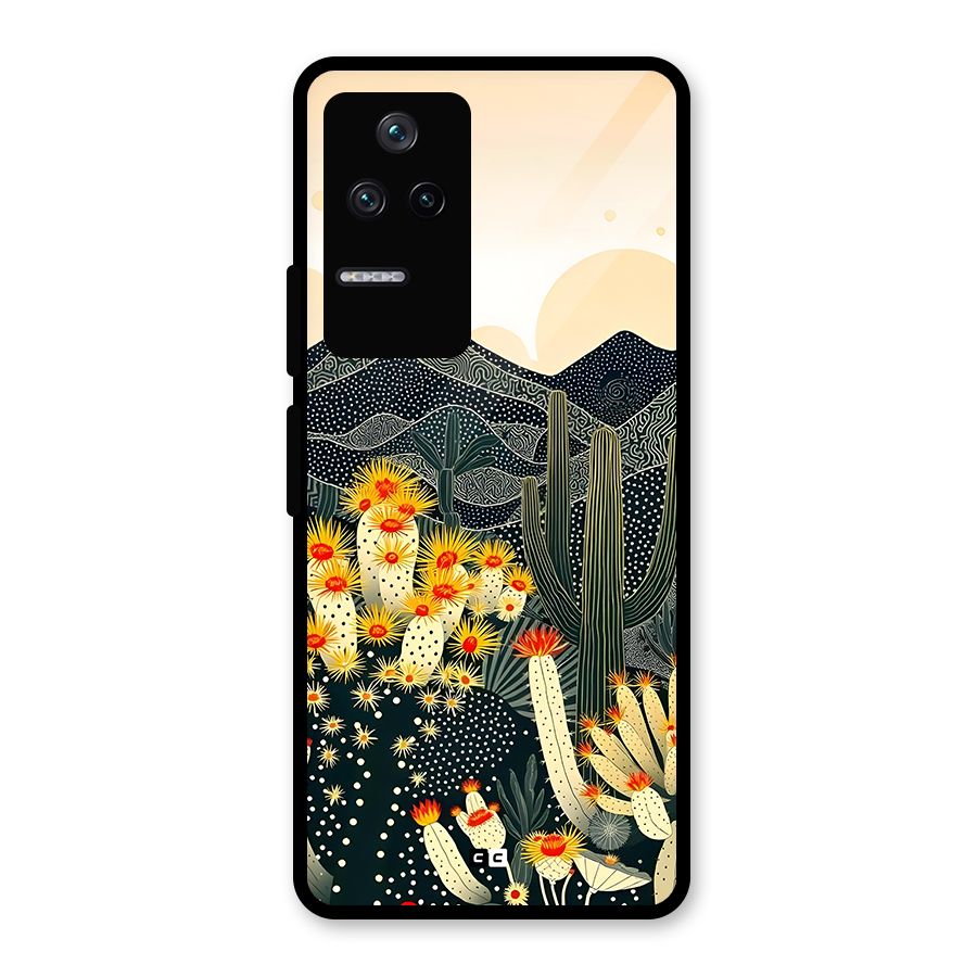 Aesthetic Desert Glass Back Case for Poco F4 5G