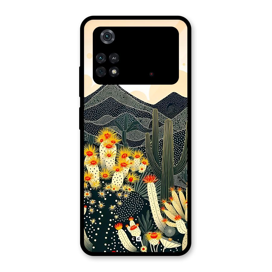 Aesthetic Desert Glass Back Case for Poco M4 Pro 4G
