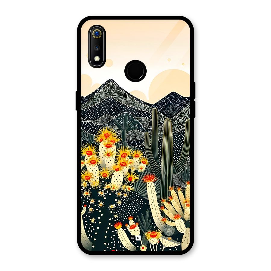 Aesthetic Desert Glass Back Case for Realme 3