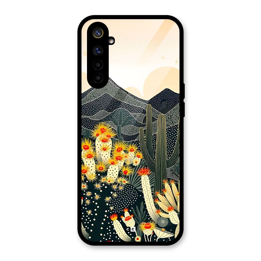 Aesthetic Desert Glass Back Case for Realme 6i