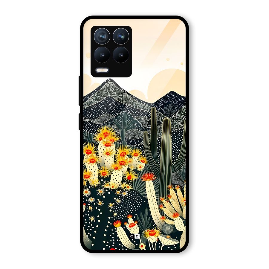 Aesthetic Desert Glass Back Case for Realme 8 Pro