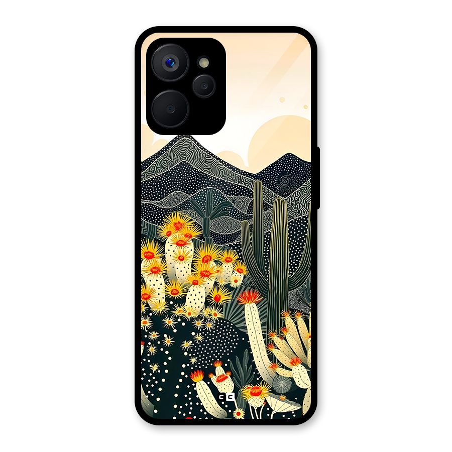 Aesthetic Desert Glass Back Case for Realme 9i 5G