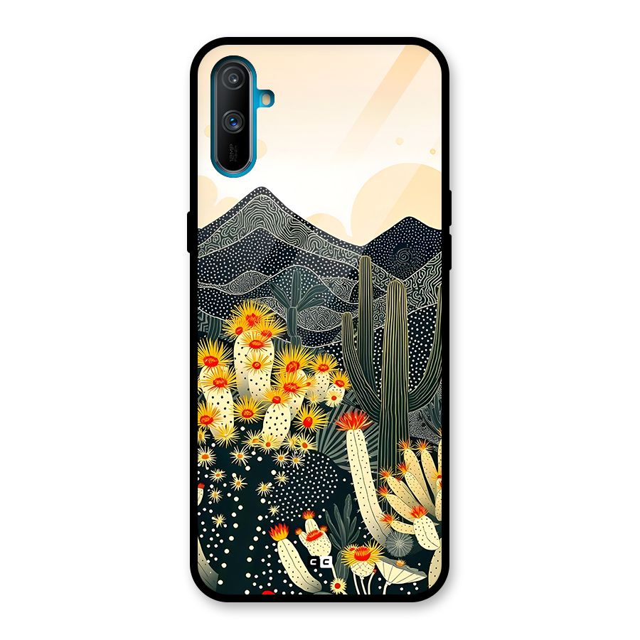 Aesthetic Desert Glass Back Case for Realme C3