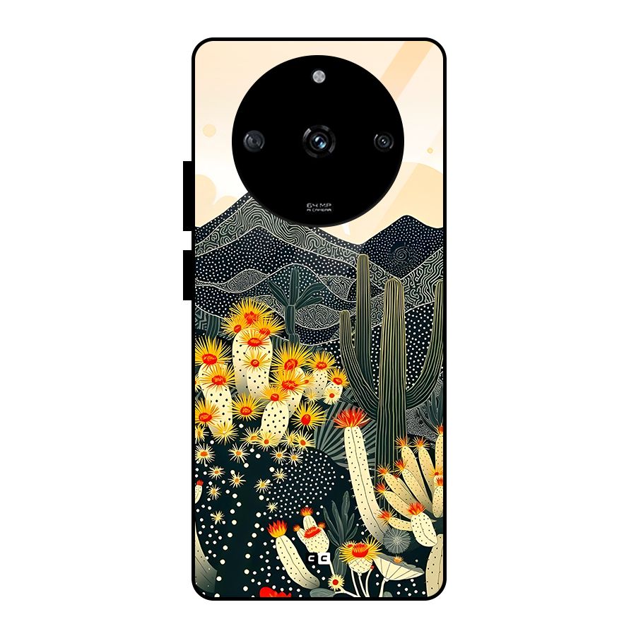 Aesthetic Desert Glass Back Case for Realme Narzo 60 5G