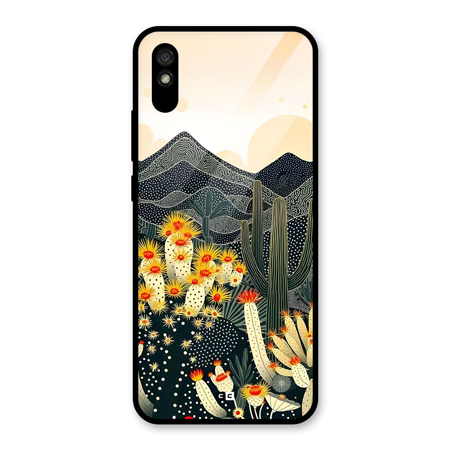 Aesthetic Desert Glass Back Case for Redmi 9A