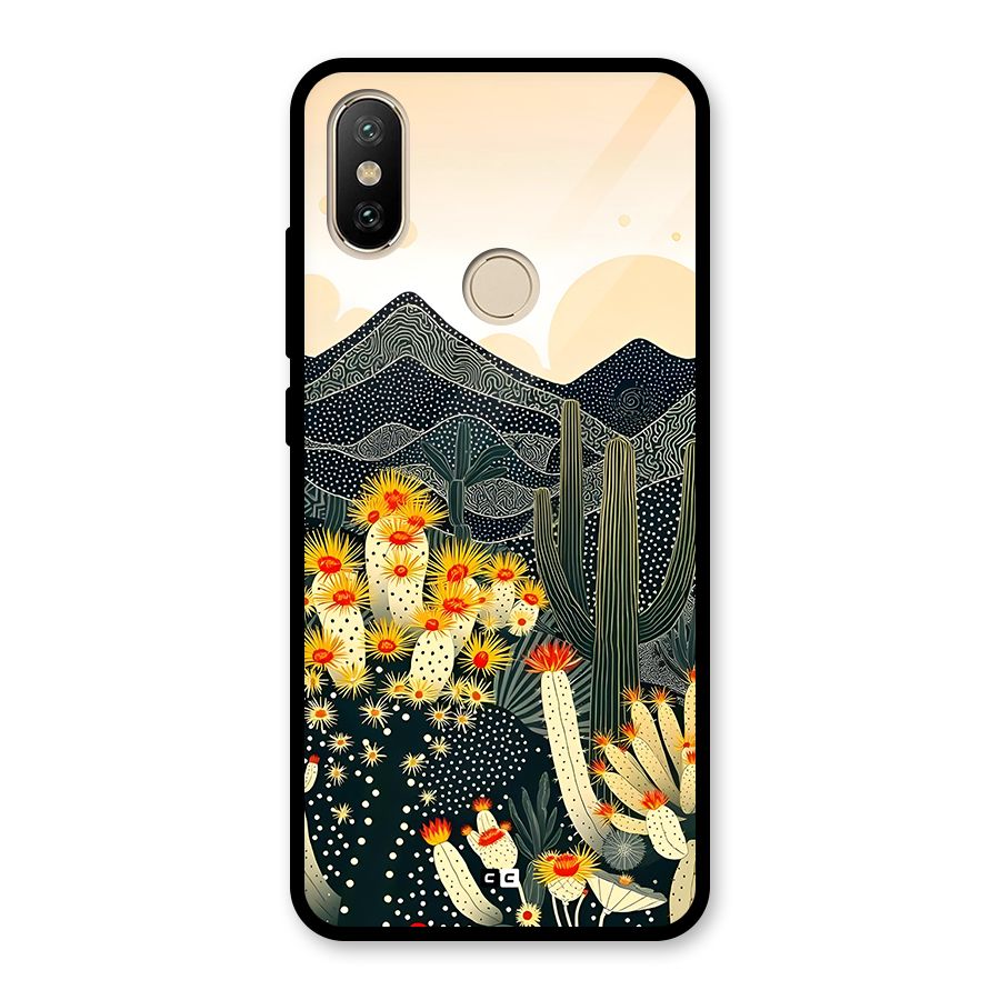 Aesthetic Desert Glass Back Case for Redmi A2