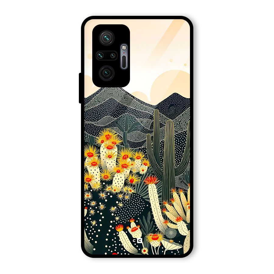 Aesthetic Desert Glass Back Case for Redmi Note 10 Pro Max