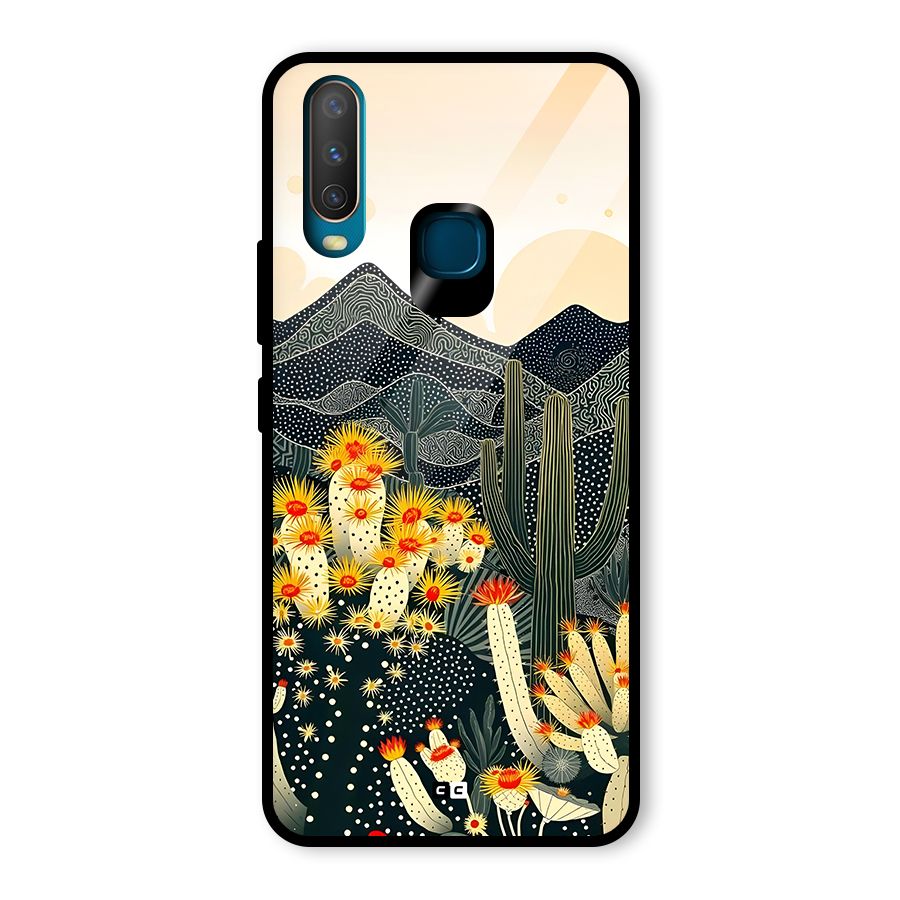 Aesthetic Desert Glass Back Case for Vivo Y15