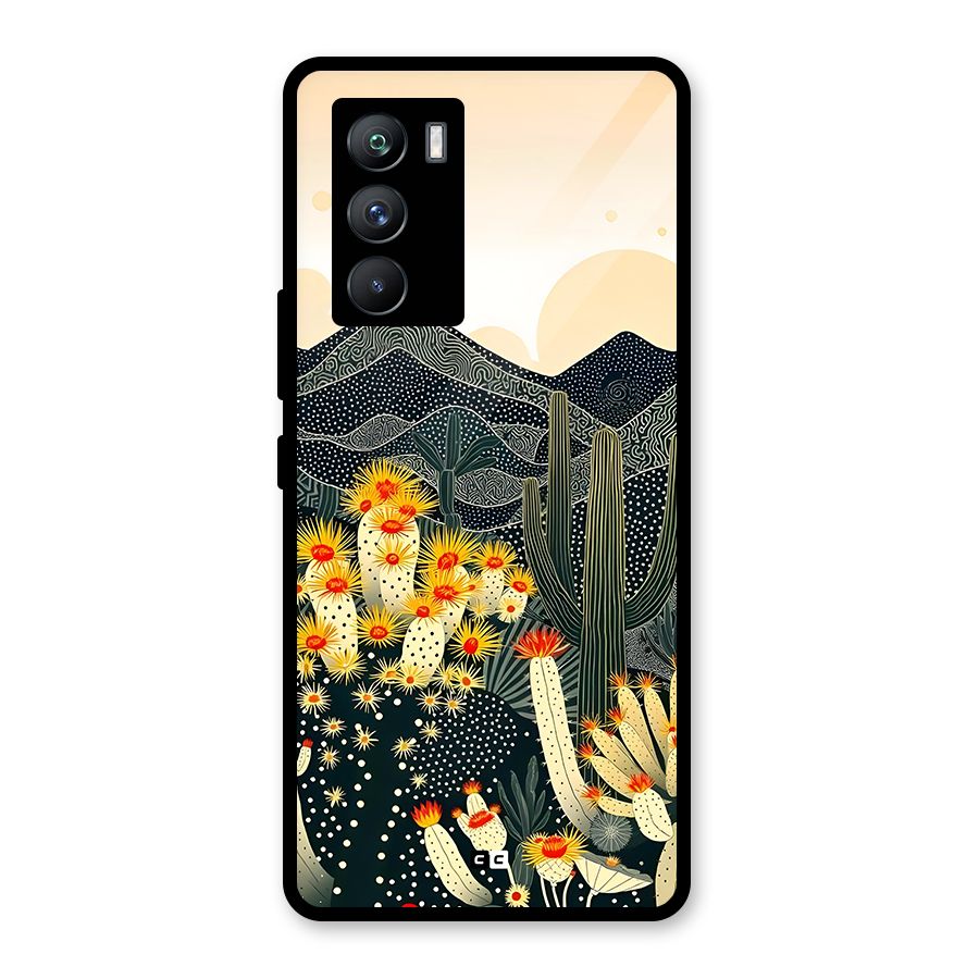 Aesthetic Desert Glass Back Case for Vivo iQOO 9 SE