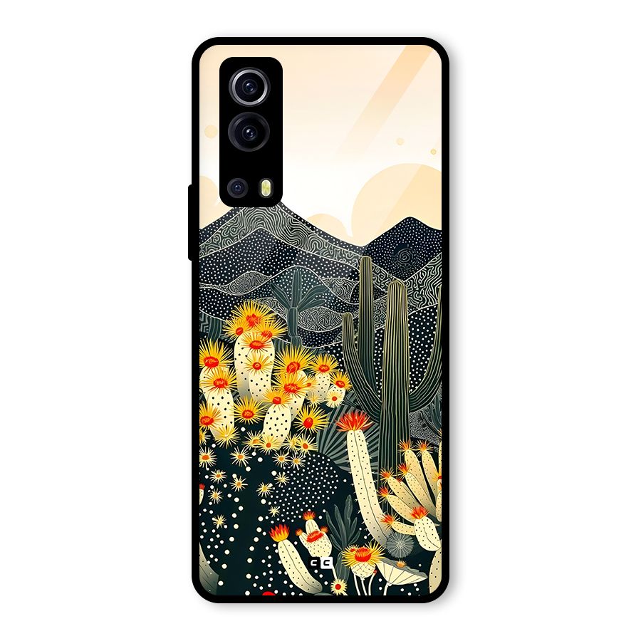 Aesthetic Desert Glass Back Case for Vivo iQOO Z3