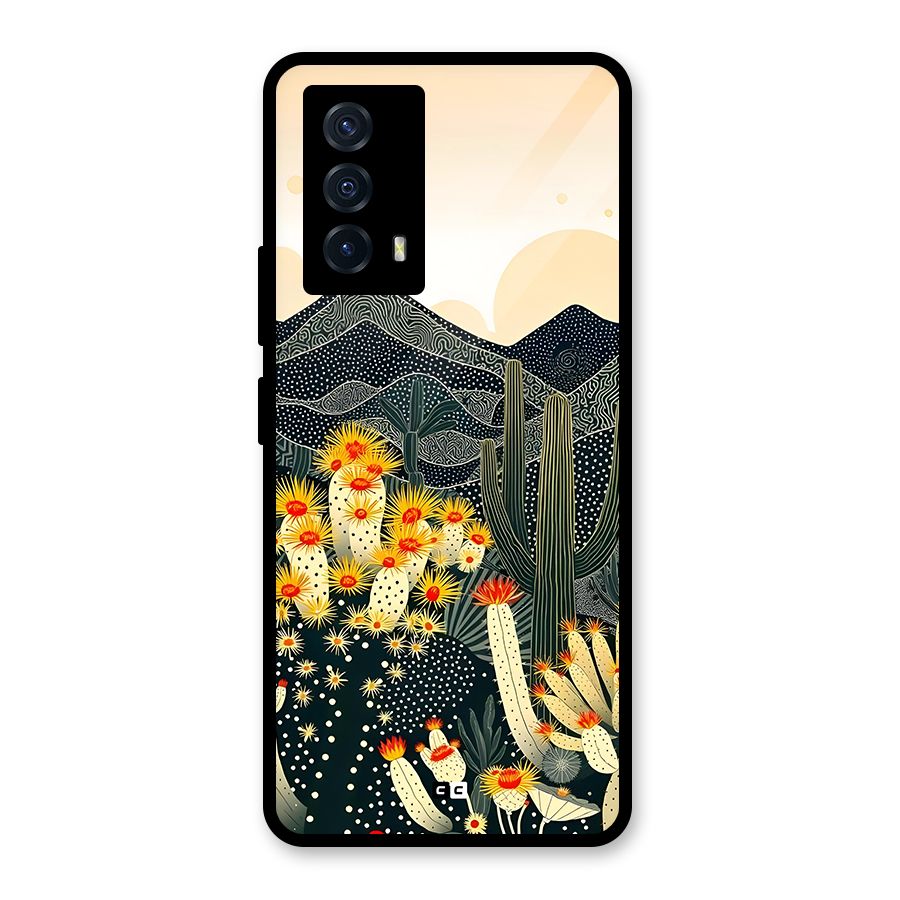 Aesthetic Desert Glass Back Case for Vivo iQOO Z5