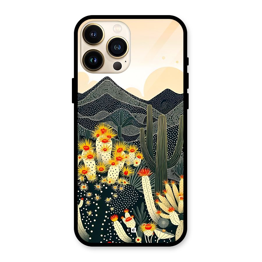 Aesthetic Desert Glass Back Case for iPhone 13 Pro Max