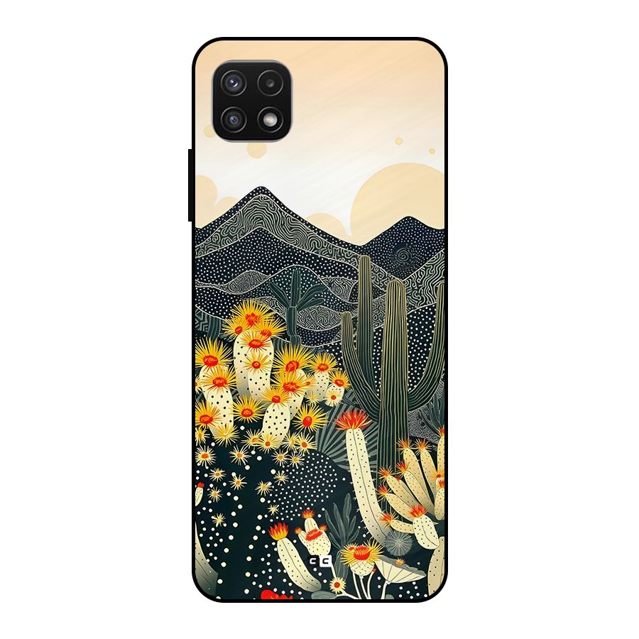 Aesthetic Desert Metal Back Case for Galaxy A22 5G