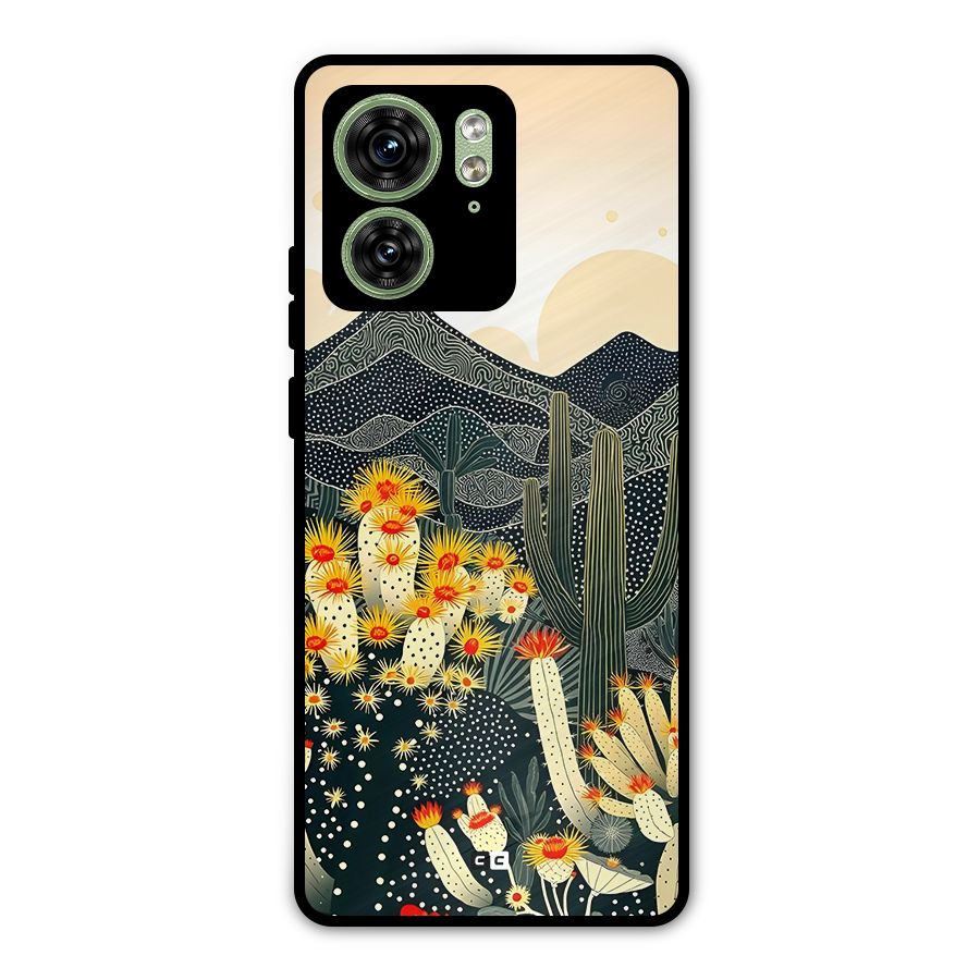 Aesthetic Desert Metal Back Case for Motorola Edge 40 5G