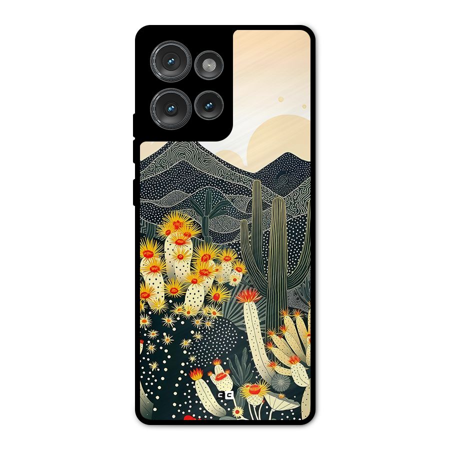 Aesthetic Desert Metal Back Case for Motorola Edge 50