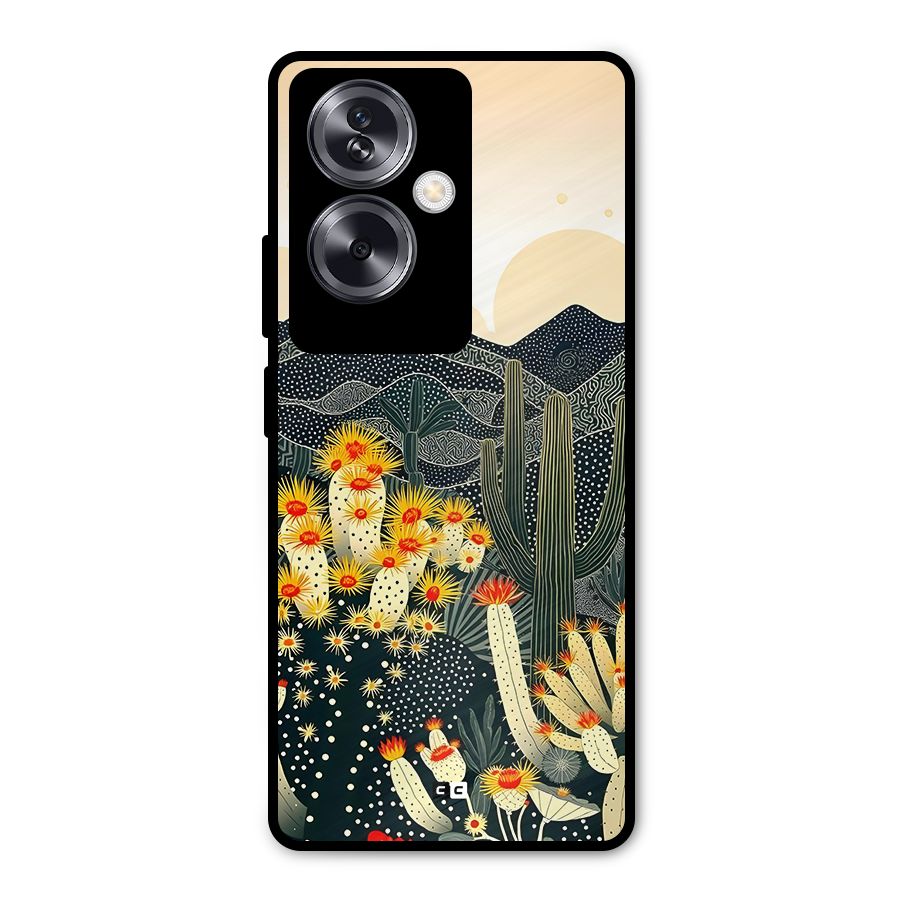 Aesthetic Desert Metal Back Case for Oppo A79 5G